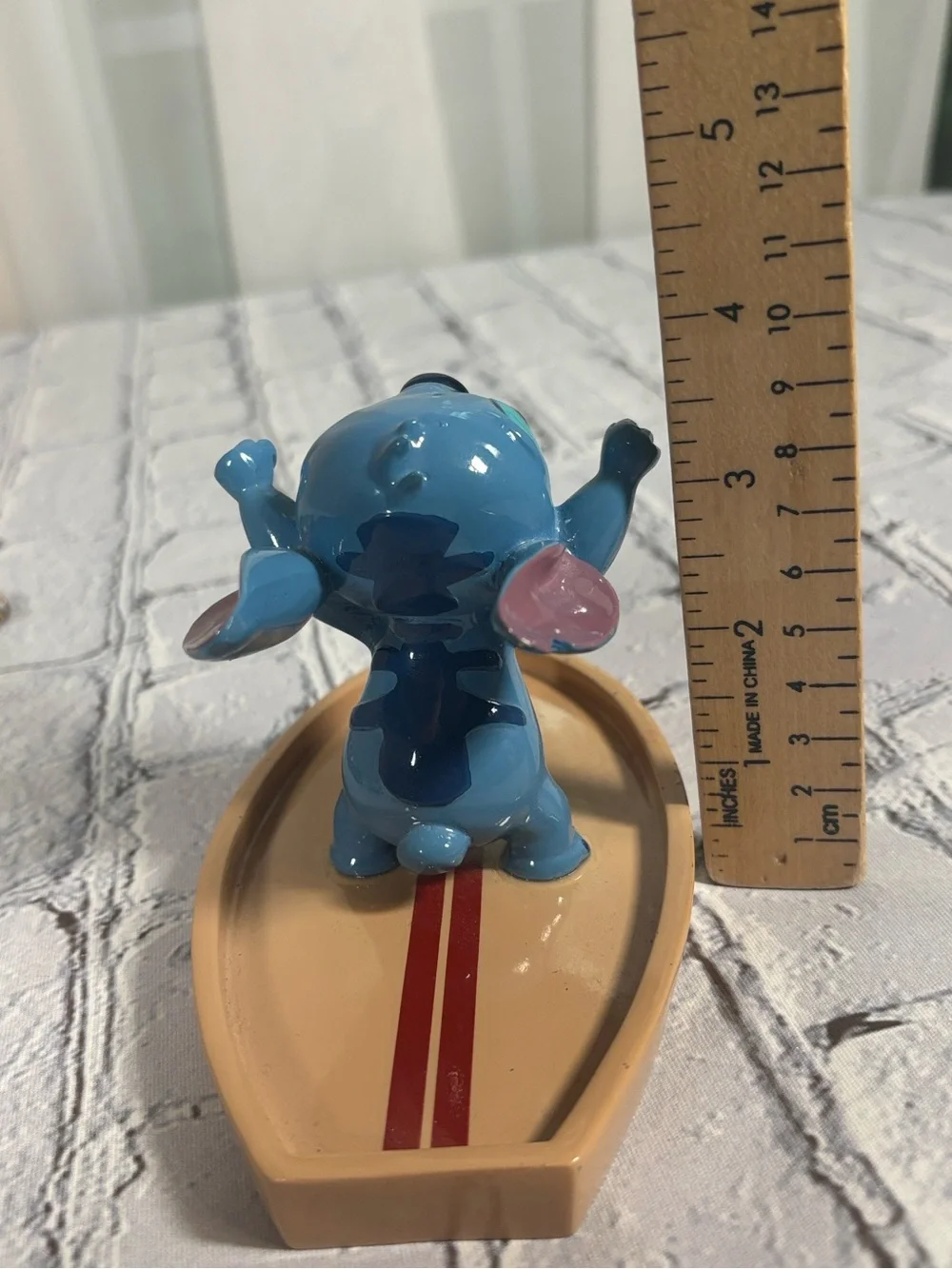 Disney Lilo & Stitch Surfing Statue Trinket Tray